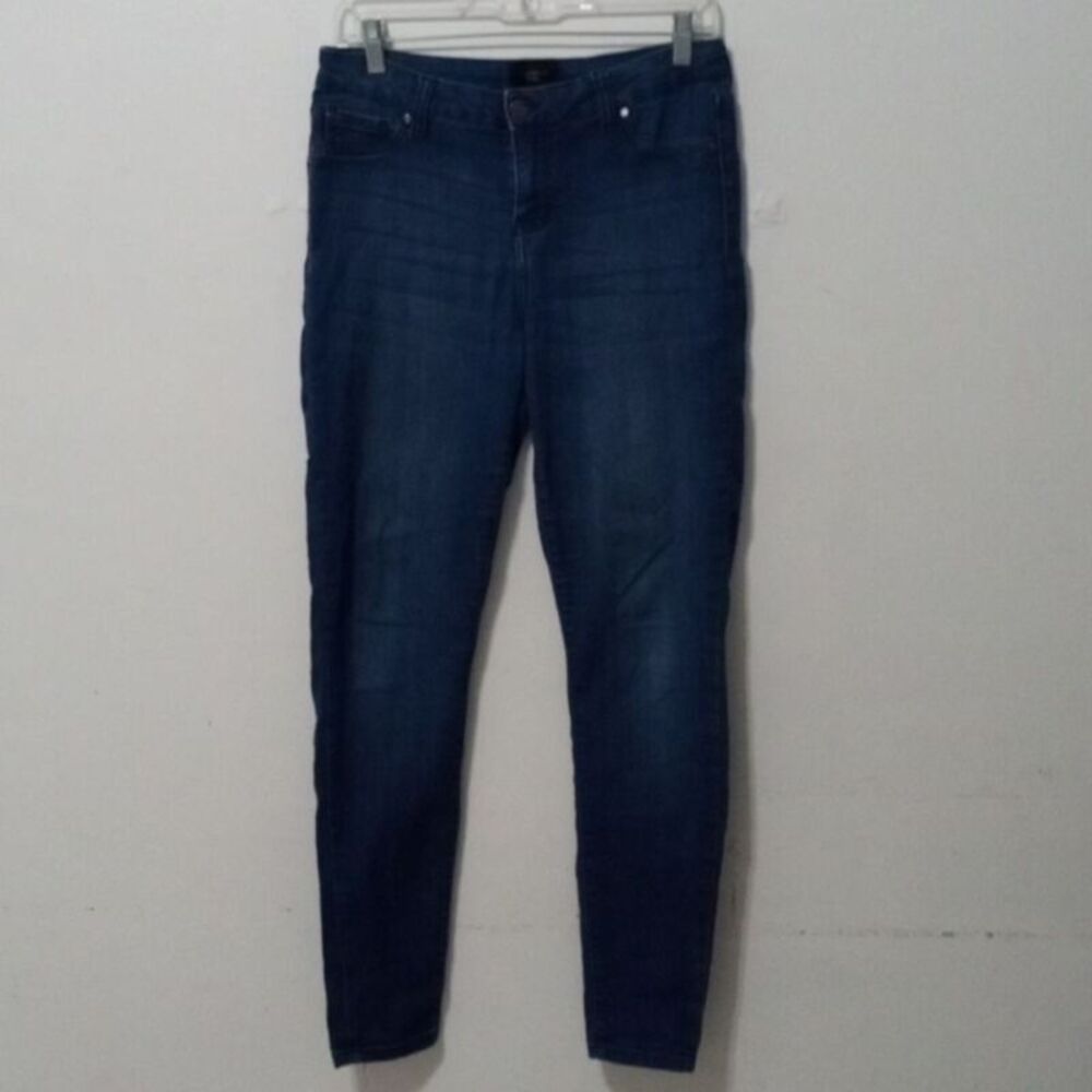 CELEBRITY PINK blue mid rise ankle skinny stretch jeans 9/29